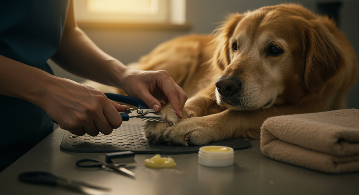 Nail and Paw Pad Care for Senior Golden Retrievers