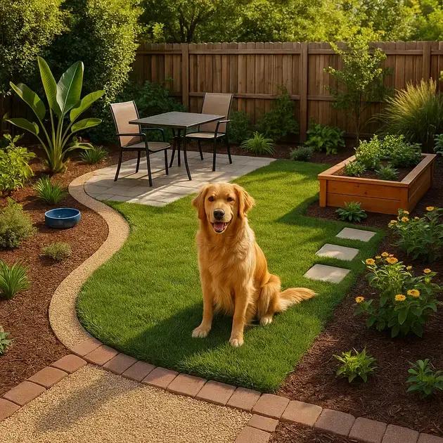 Golden Paradise: Functional Pet Friendly Backyard Landscaping Ideas