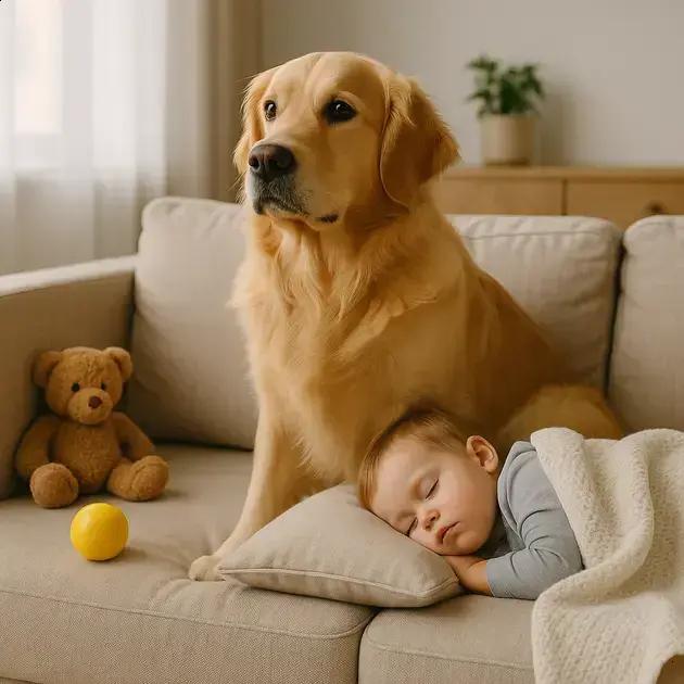 Guardian or Hazard? Understanding Golden Retriever Protective of Child Behavior