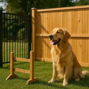 Secure Play: Comparing the Best Backyard Fences for Golden Retrievers