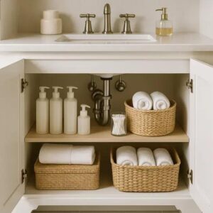 Elegant Under Sink Organization Ideas That Instantly Make Your Bathroom Feel Luxurious