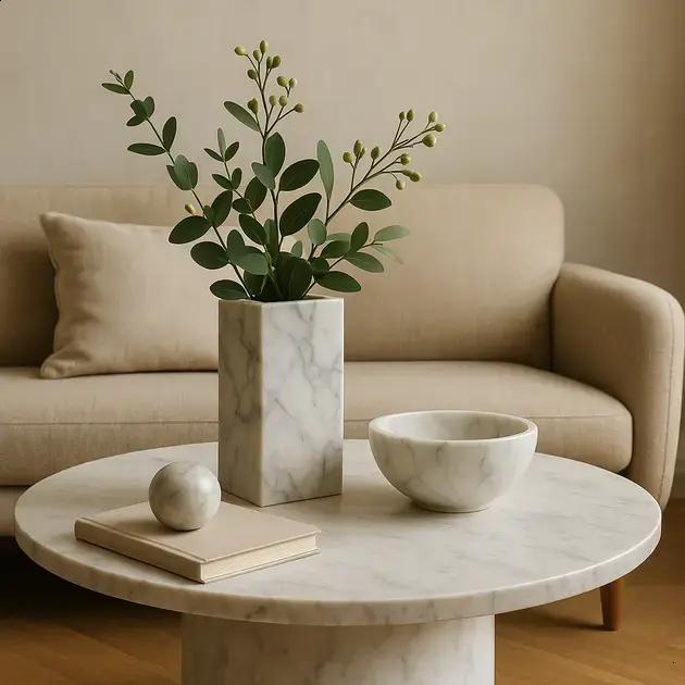 How to Decorate With Marble Without Making Your Home Feel Cold
