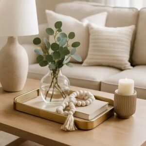 How to Organize Decorative Trays That Make Your Living Room Look More Expensive