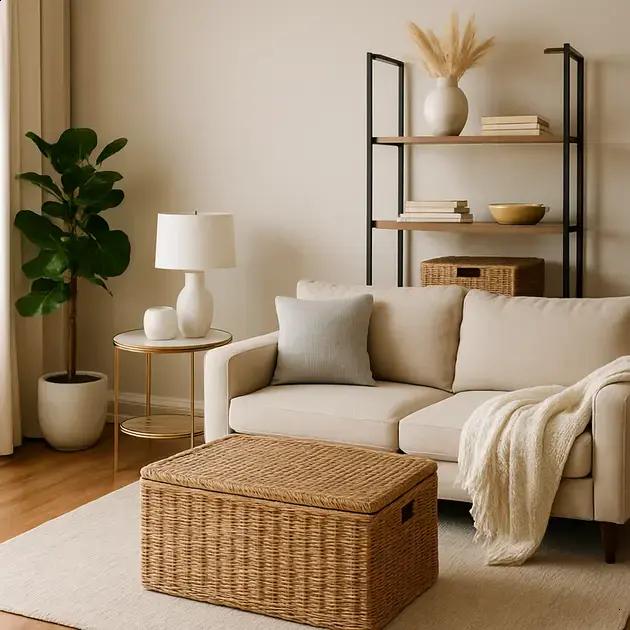 Luxury Looking Storage Ideas for Small Living Rooms Without Built-In Cabinets