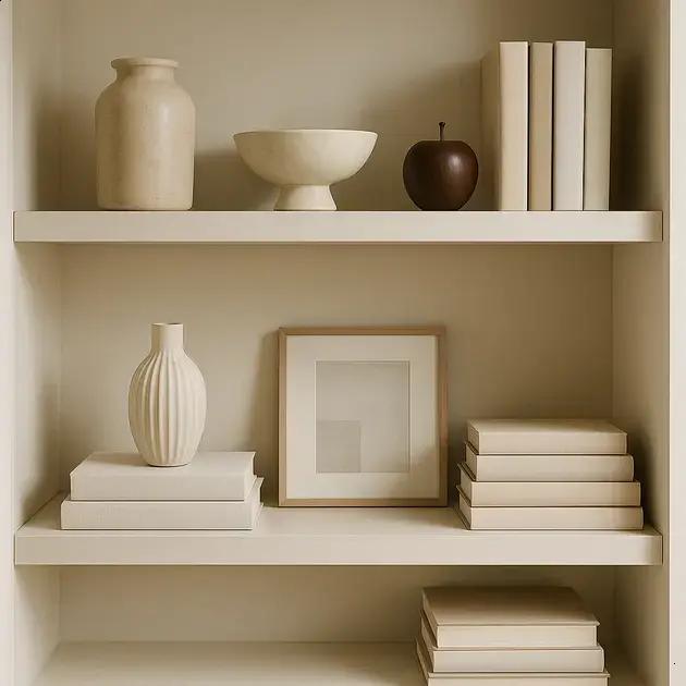 The Rule of Three: How Interior Designers Style Elegant Shelves